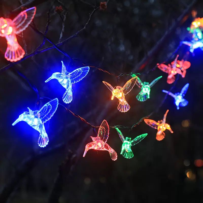 Luces navideñas 5m con Panel solar